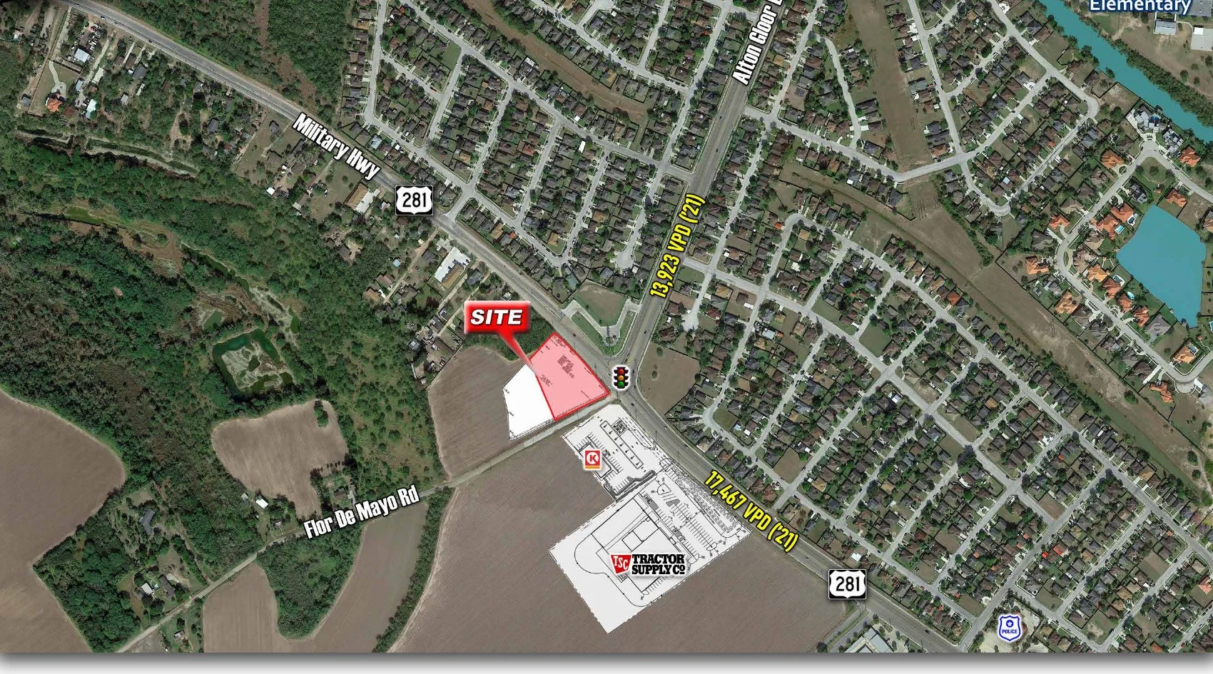 Brownsville pad sites site plan, Brownsville, Texas